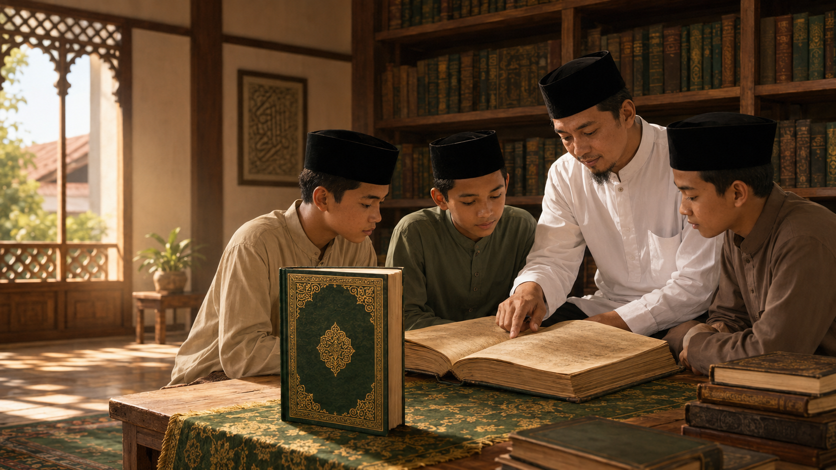 Santri pemula belajar
