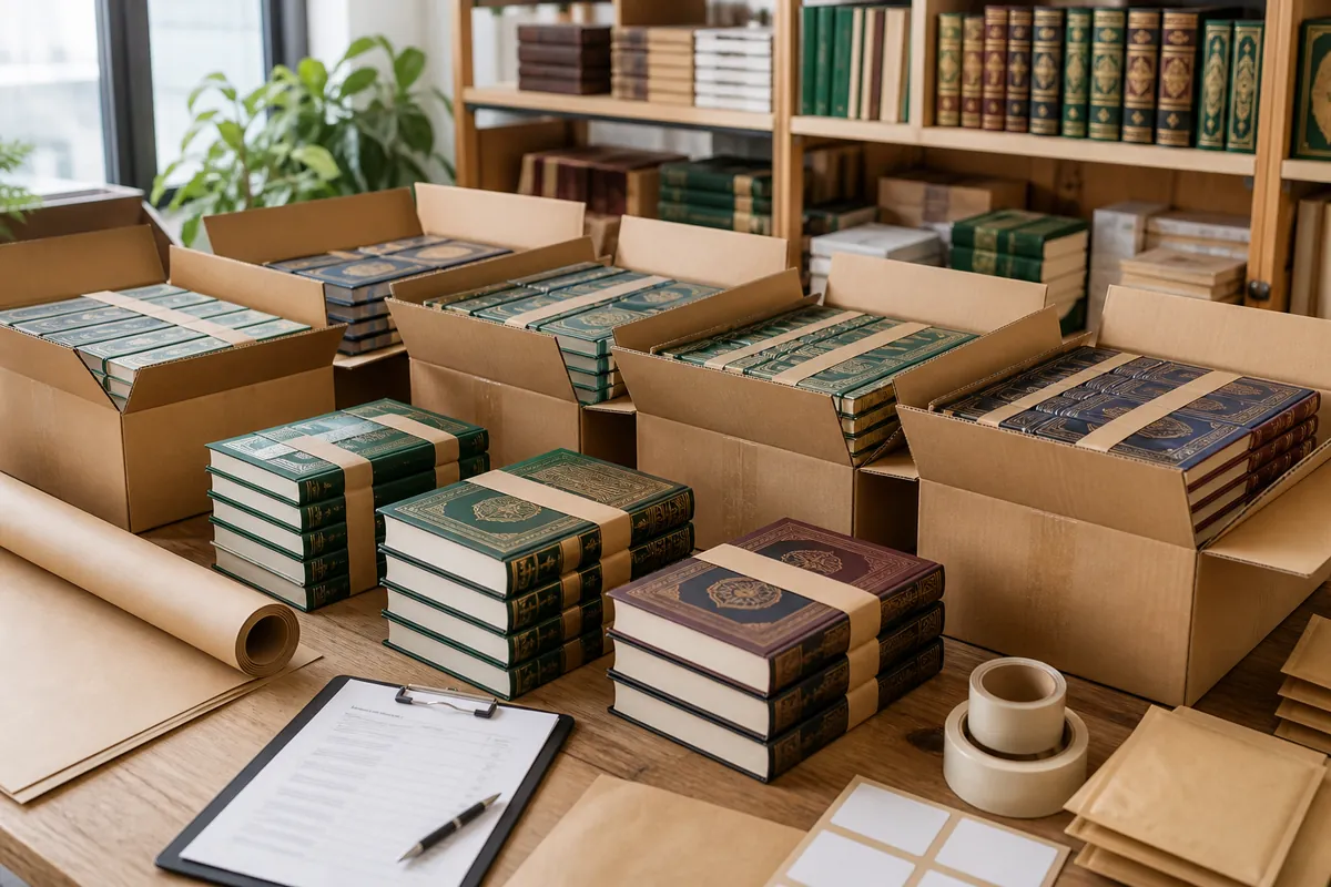 Paket kitab dalam jumlah besar untuk pesantren dan madrasah